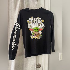 Abercrombie Kids Baby Yoda shirt size 11-12 years old